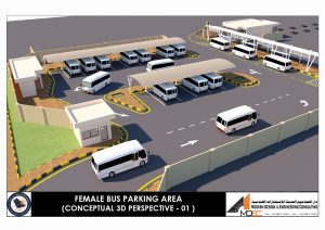 FEMALE BUS PARKING AREA